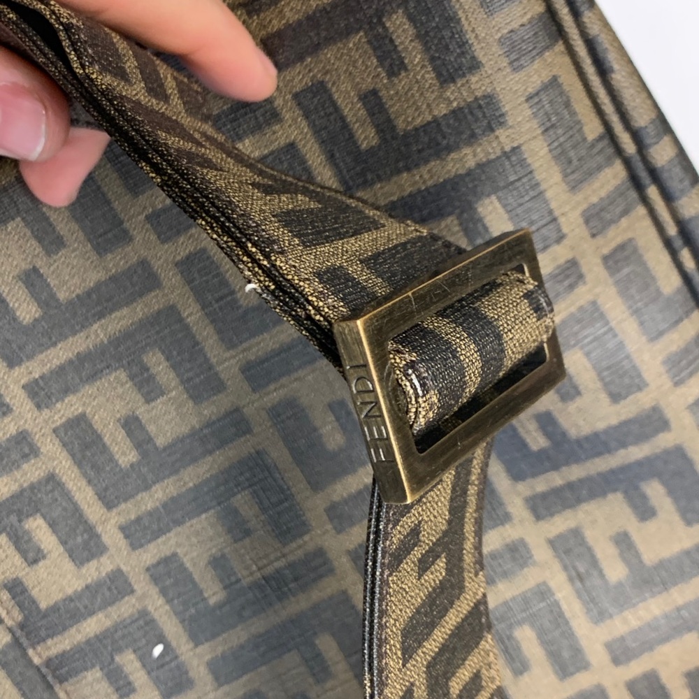 Fendi Zucca Monogram Canvas Messenger Bag - Picture 10 of 12